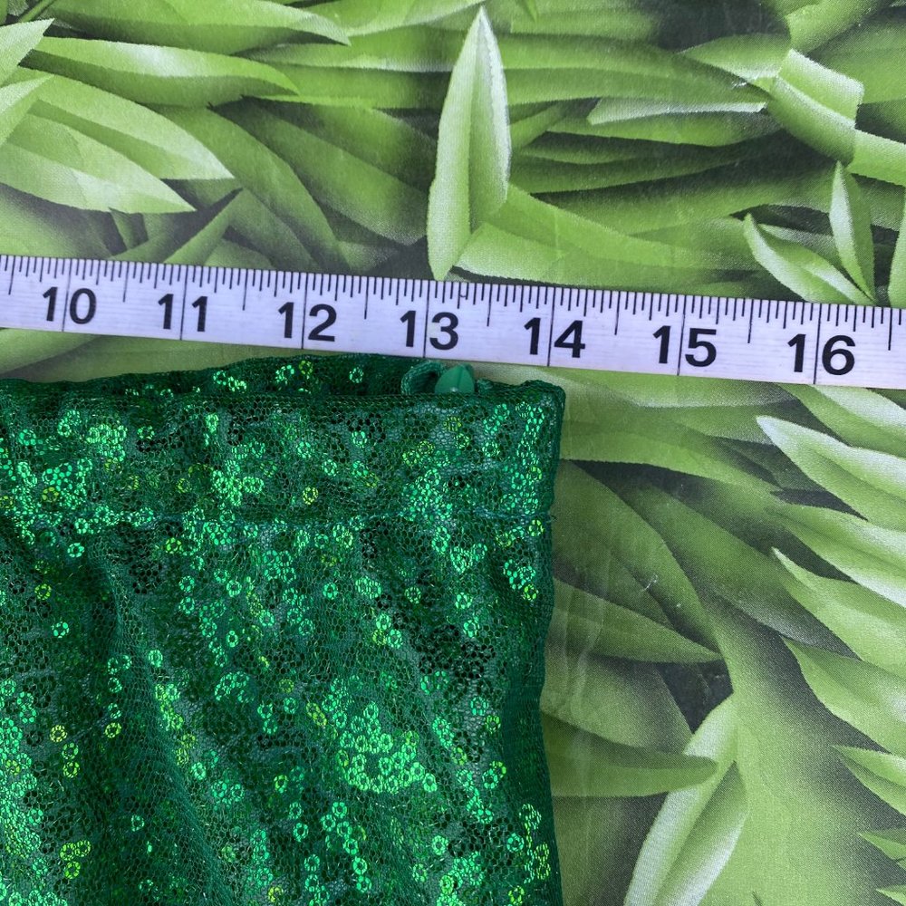 Green Sequin Mermaid Costume Skirt - Picture 5 of 5
